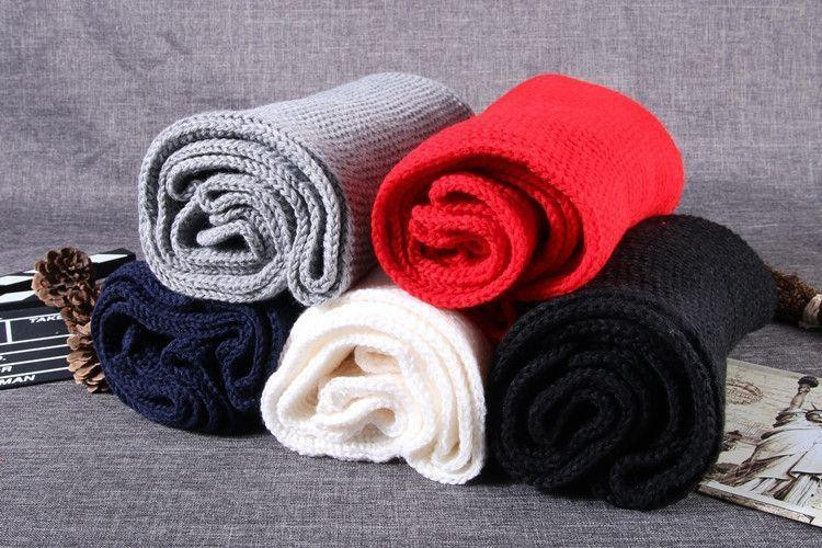 Kötött gyapjú férfi sál