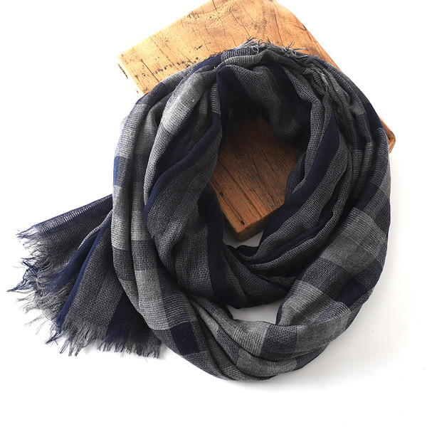 Alkalmi férfi pamut sál télre