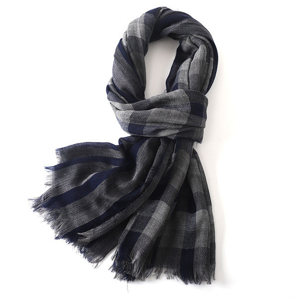 Alkalmi férfi pamut sál télre