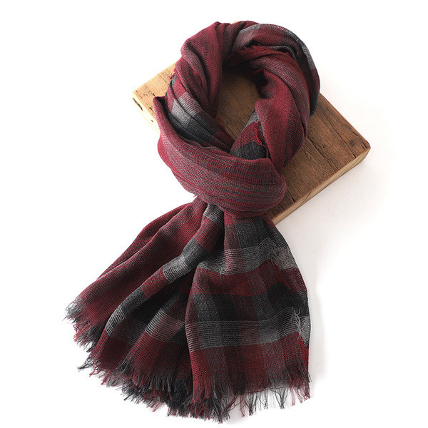 Alkalmi férfi pamut sál télre