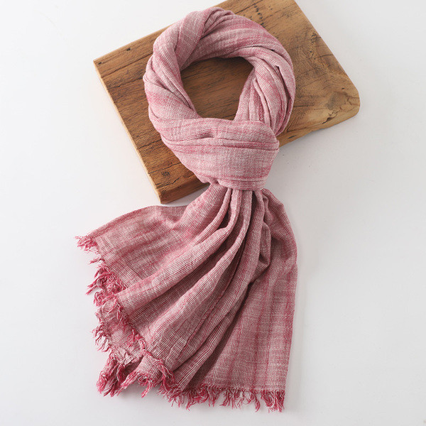 Férfi sál rojtokkal tavaszra és őszre