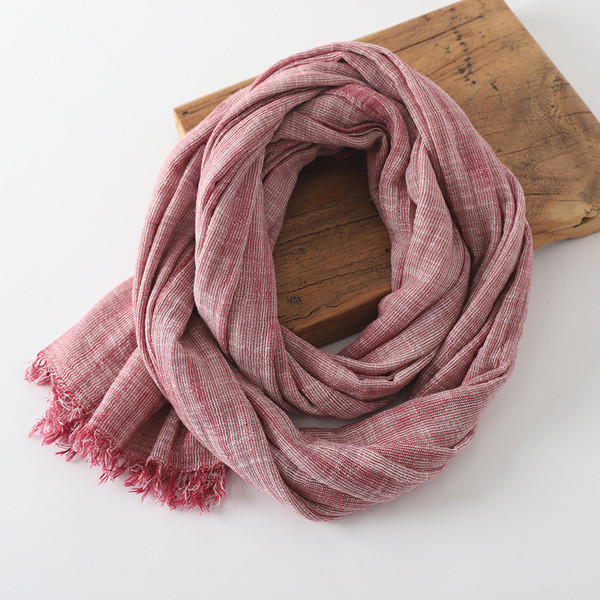 Férfi sál rojtokkal tavaszra és őszre