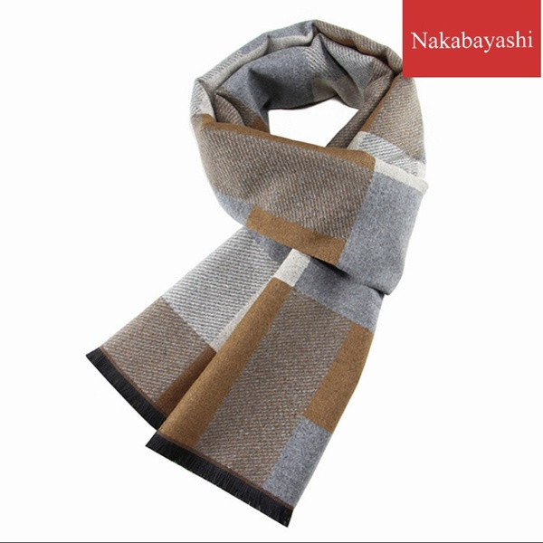 Alkalmi férfi kockás sál három színben