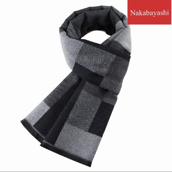 Alkalmi férfi kockás sál három színben