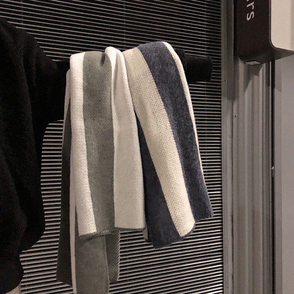 Alkalmi férfi kötött sál három színben