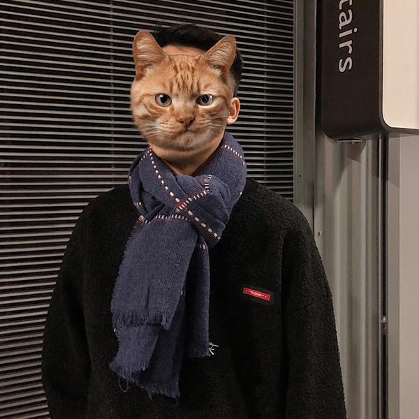 Új modell férfi alkalmi sál három színben