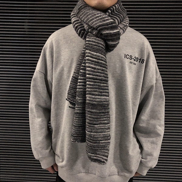 Alkalmi férfi sál három színben, télre is alkalmas