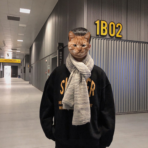 Alkalmi férfi sál három színben, télre is alkalmas