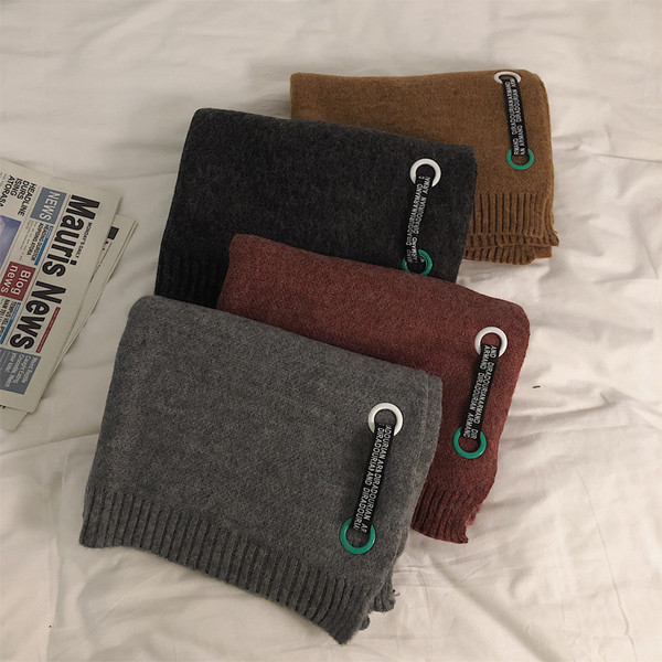 Alkalmi férfi gyapjú sál négy színben