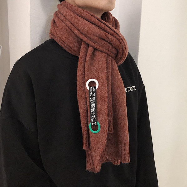 Alkalmi férfi gyapjú sál négy színben