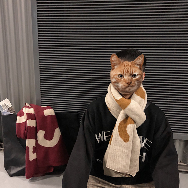 Férfi alkalmi sál négy színben