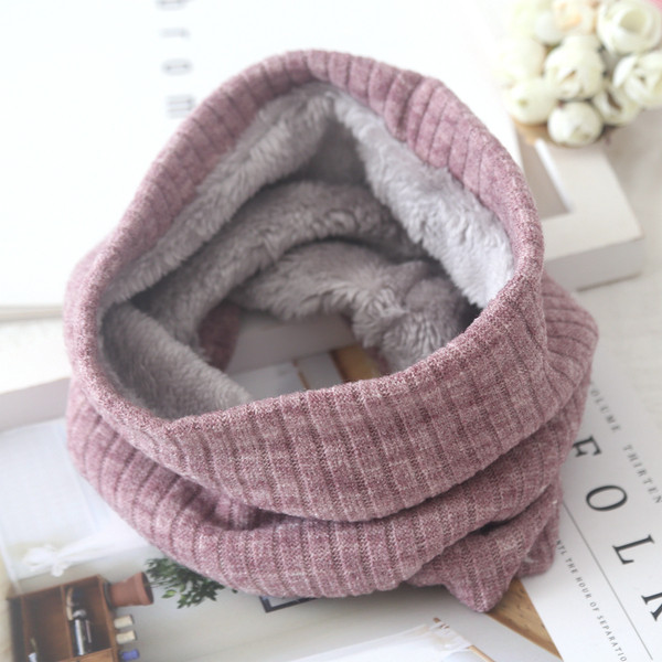 Modern férfi sál meleg béléssel