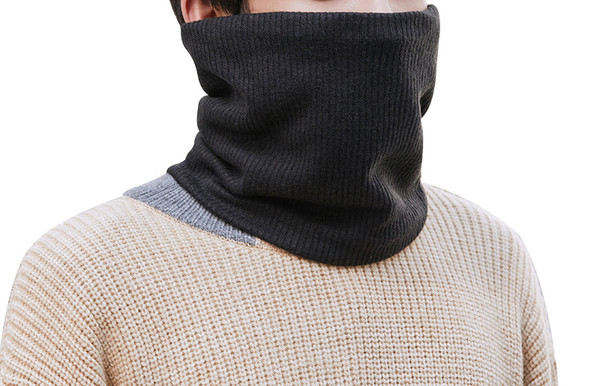 Aktuális férfi sál meleg béléssel - több színben