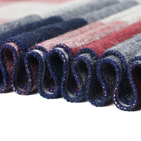 Színes férfi kockás sál