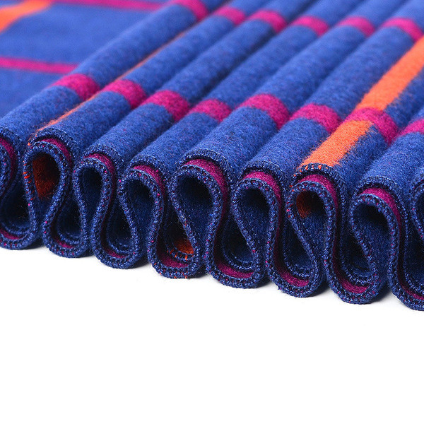 Férfi téli sál rojtokkal