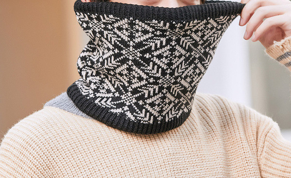 Alkalmi férfi sál meleg béléssel