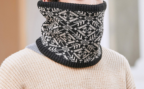 Alkalmi férfi sál meleg béléssel