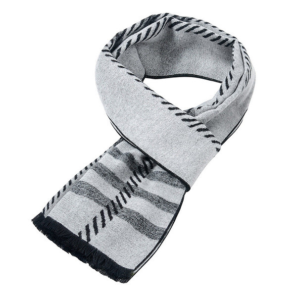 Hosszú, kétoldalas férfi téli sál