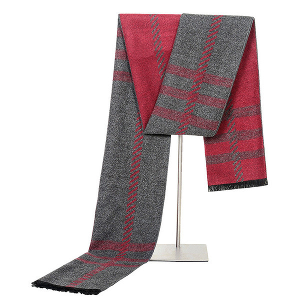 Hosszú, kétoldalas férfi téli sál