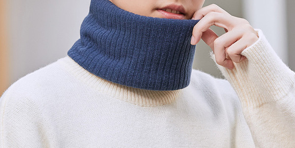 Férfi alkalmi sál meleg béléssel-tiszta modellel