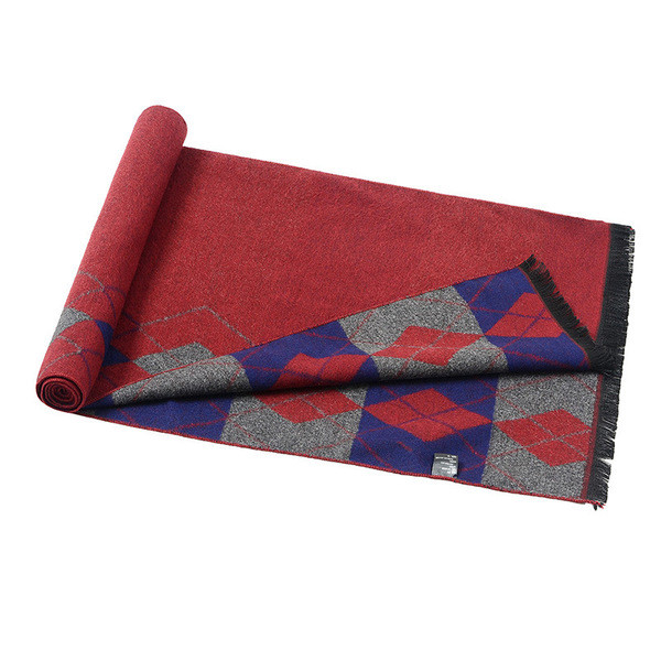 Alkalmi férfi sál geometrikus formákkal