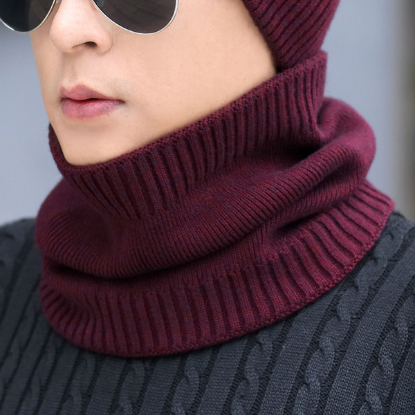 Modern férfi sál sima modell