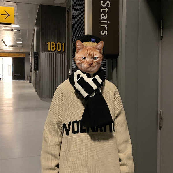 Alkalmi téli sál férfiaknak, fekete és bordó színben