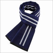 Férfi gyapjú sál csíkokkal