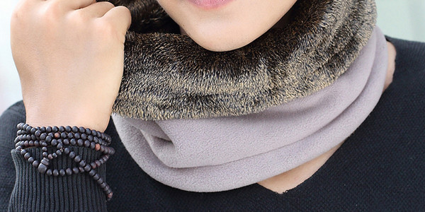 Új modell férfi sál meleg béléssel