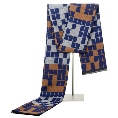 Új modell téli férfi sál színes nyomattal