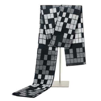 Új modell téli férfi sál színes nyomattal