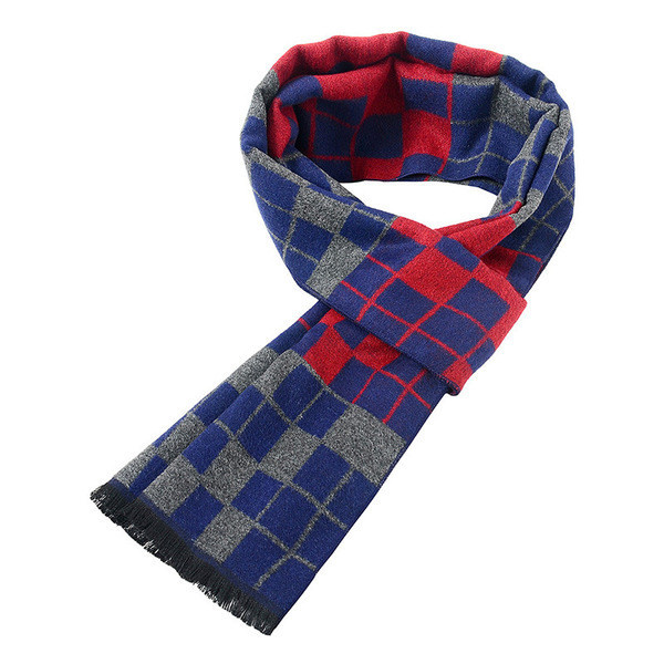 Új modell téli férfi sál színes nyomattal