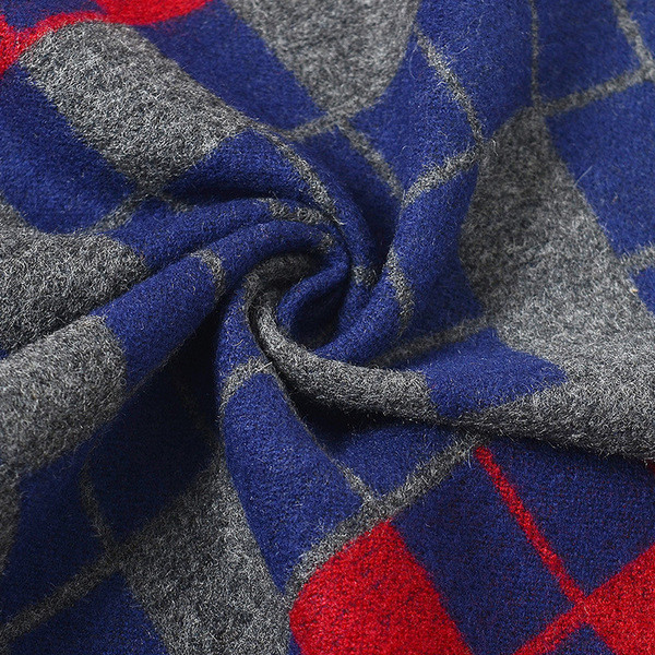 Új modell téli férfi sál színes nyomattal