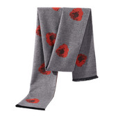 Modern pamut férfi sál mintával