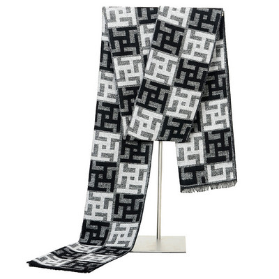 Alkalmi férfi sál, színes mintával férfiaknak