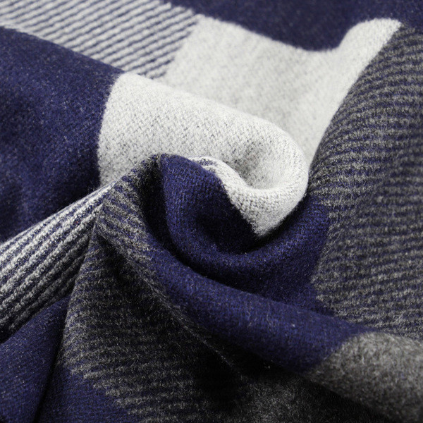 Kockás férfi kétoldalas sál