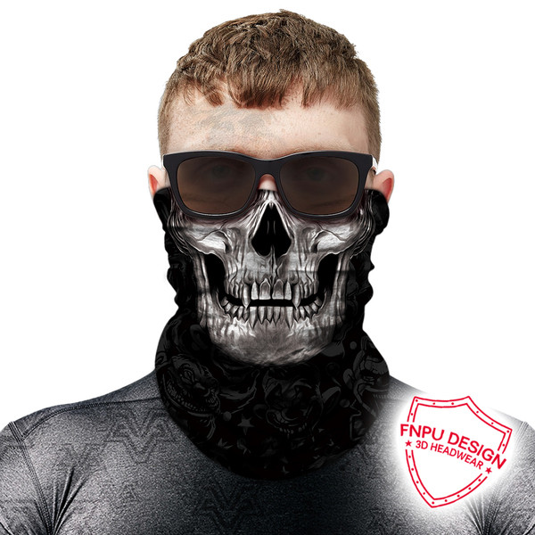 Légáteresztő, arcra alkalmas férfi sál