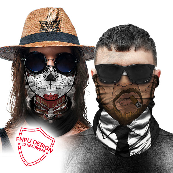 Többfunkciós maszk típusú sál férfiaknak és nőknek