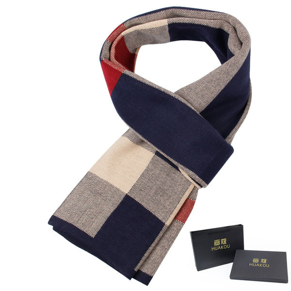 Alkalmi férfi kockás sál-több modell