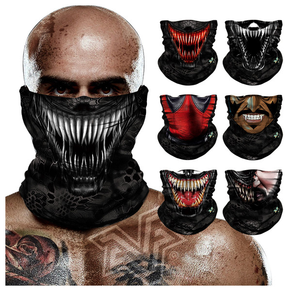 Férfi motorháztetős maszk kerékpárosok számára