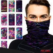 Mitmevärviline kapoti mask - meestele ja naistele