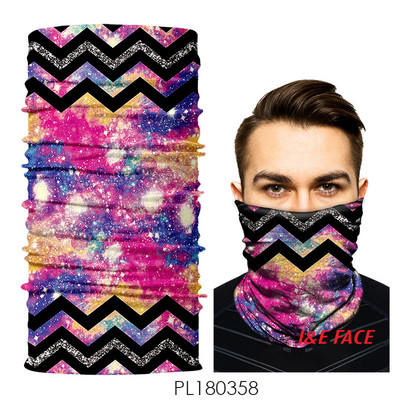 Mitmevärviline kapoti mask - meestele ja naistele
