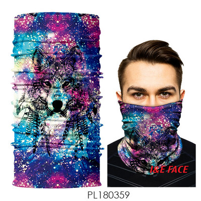 Mitmevärviline kapoti mask - meestele ja naistele
