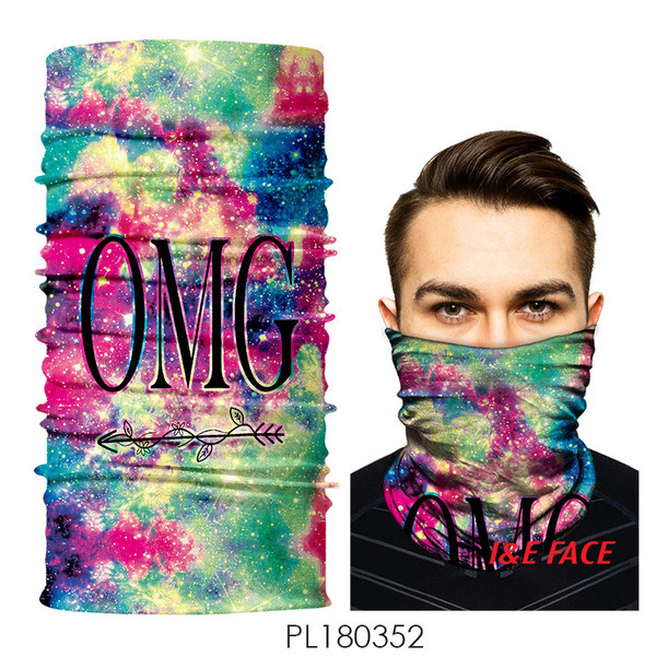 Többszínű motorháztetős maszk - férfiaknak és nőknek