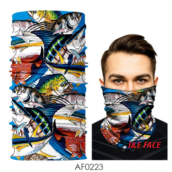 Színes férfi maszk típusú motorháztető tengeri állatok alkalmazásaival