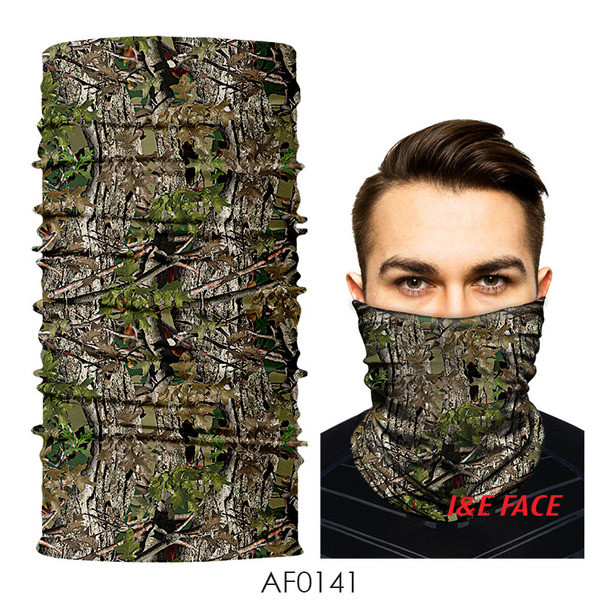 Varrat nélküli férfi sál vagy motorháztető terepszínű alkalmazásokkal - véd a naptól és más külső hatásoktól