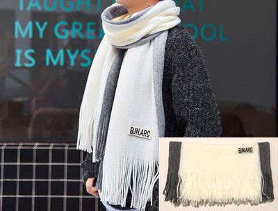 Alkalmi férfi sál rojtokkal - több színben