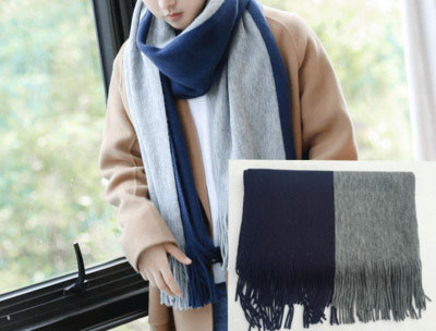 Alkalmi férfi sál rojtokkal - több színben