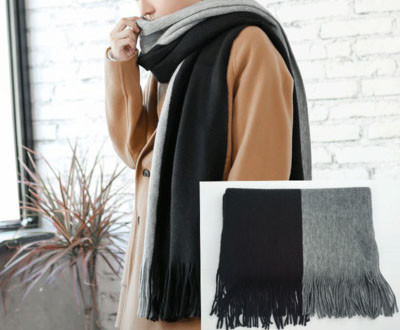 Alkalmi férfi sál rojtokkal - több színben