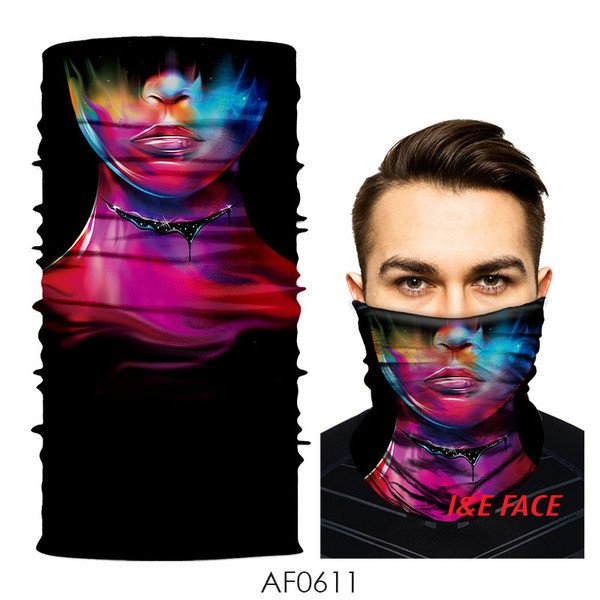 Szélálló, színes férfi sál